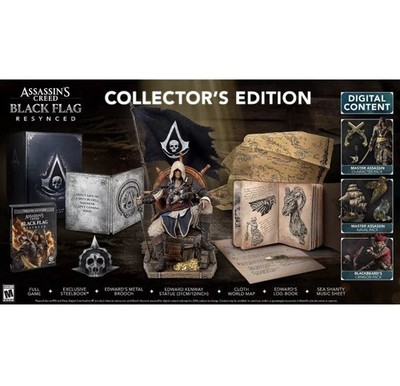 PRESALE Assassin's Creed Black Flag Resynced Collector's Edition PS5 New Sealed