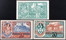 LANGENSTEIN 1920 Complete Set Austrian Notgeld