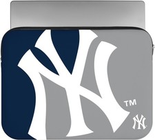 MLB Official 15" Inch Colorblock Primary Logo Zipper Laptop Computer Sleeve Case