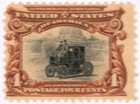 USA 1901 Four Cent Postage Stamp Used Sc 296 SA-348 — photo 9