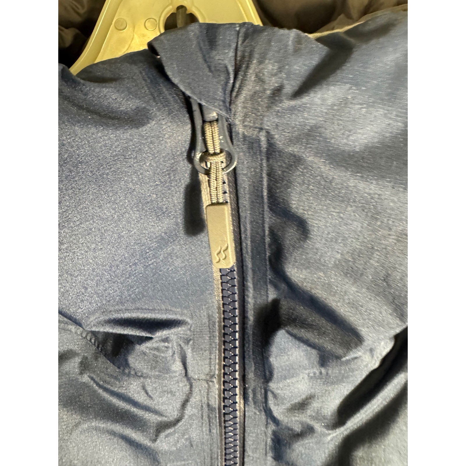 Rab Waterproof Down Jacket Navy Blue Pertex Shield Puffer Parka Womens Size L image 4