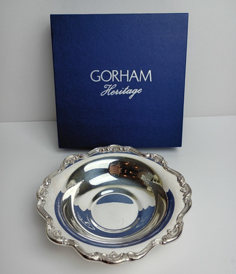 Vintage Gorham Heritage Silverplate Dish/Bowl YH344 7