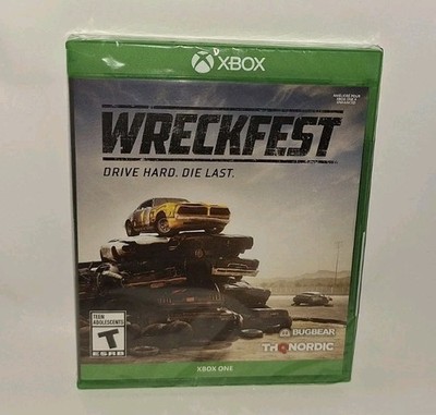 Wreckfest DRIVE HARD. DIE LAST Microsoft Xbox One 2019 THQ NORDIC AB INC NEW NIB