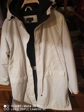 Lands End Damen Mantel, Weiß Gr:S,  Polartec