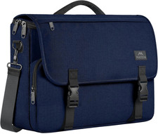 Messenger Bag, Briefcases Lightweight Men'S Laptop Bag 17.3" Water Resistant-Men