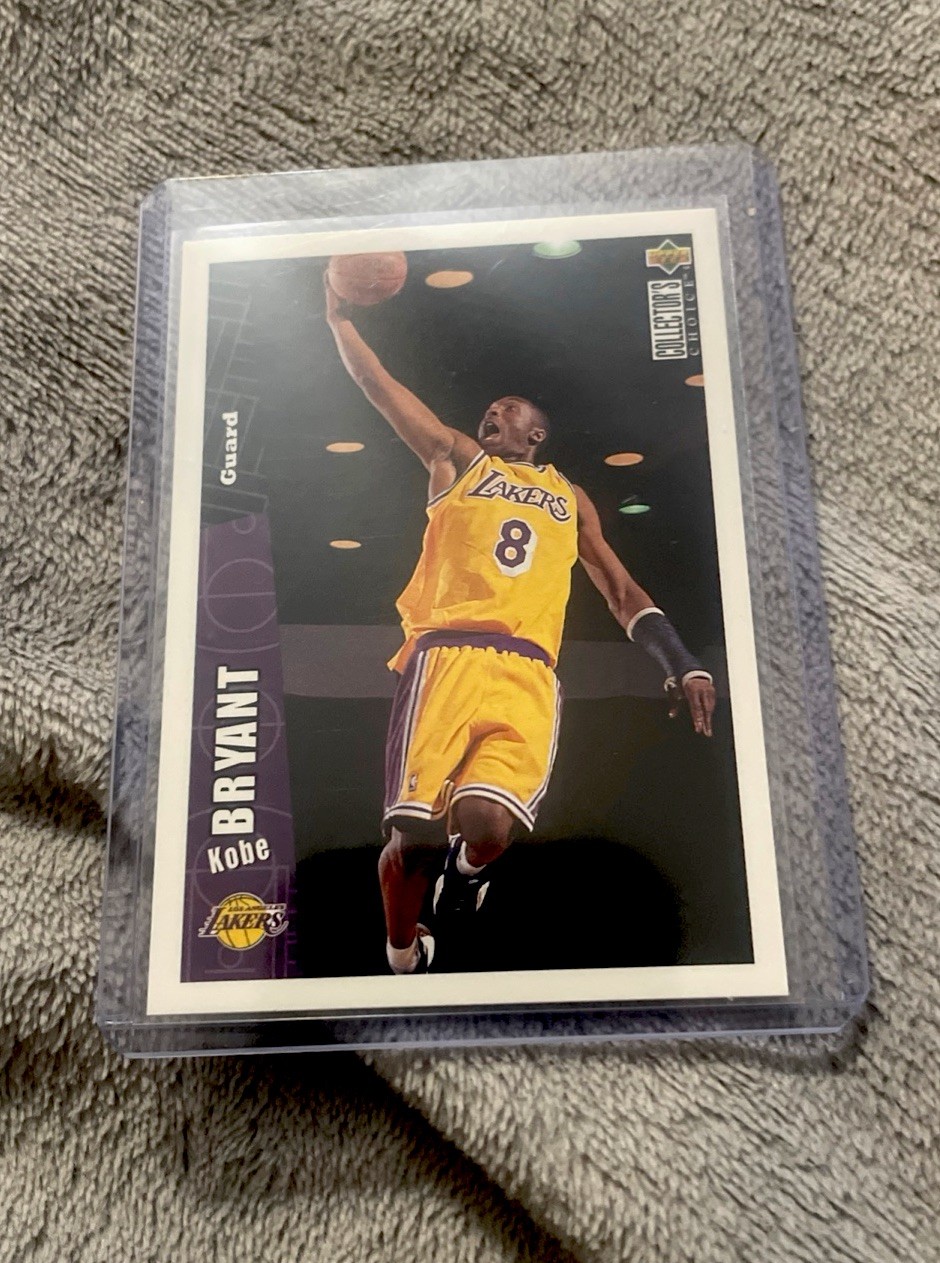 1996-97 Upper Deck Collector's Choice Kobe Bryant Rookie LA2 Lakers Team Set Card