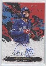 2021 Topps Inception Rookie and Emerging Star Red 24/75 Cavan Biggio Auto 0oe