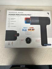 Sharper Image Power Percussion Pro Hot Cold Percussion Massager Gun