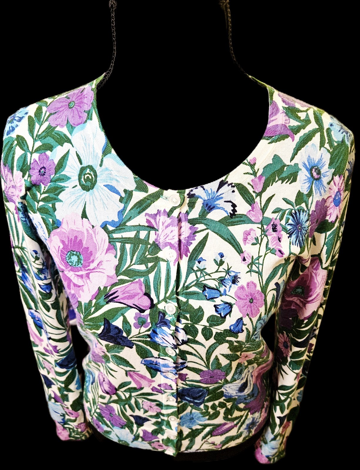 Talbot Button Down Charming Cardigan/ Glorious Ga… - image 4