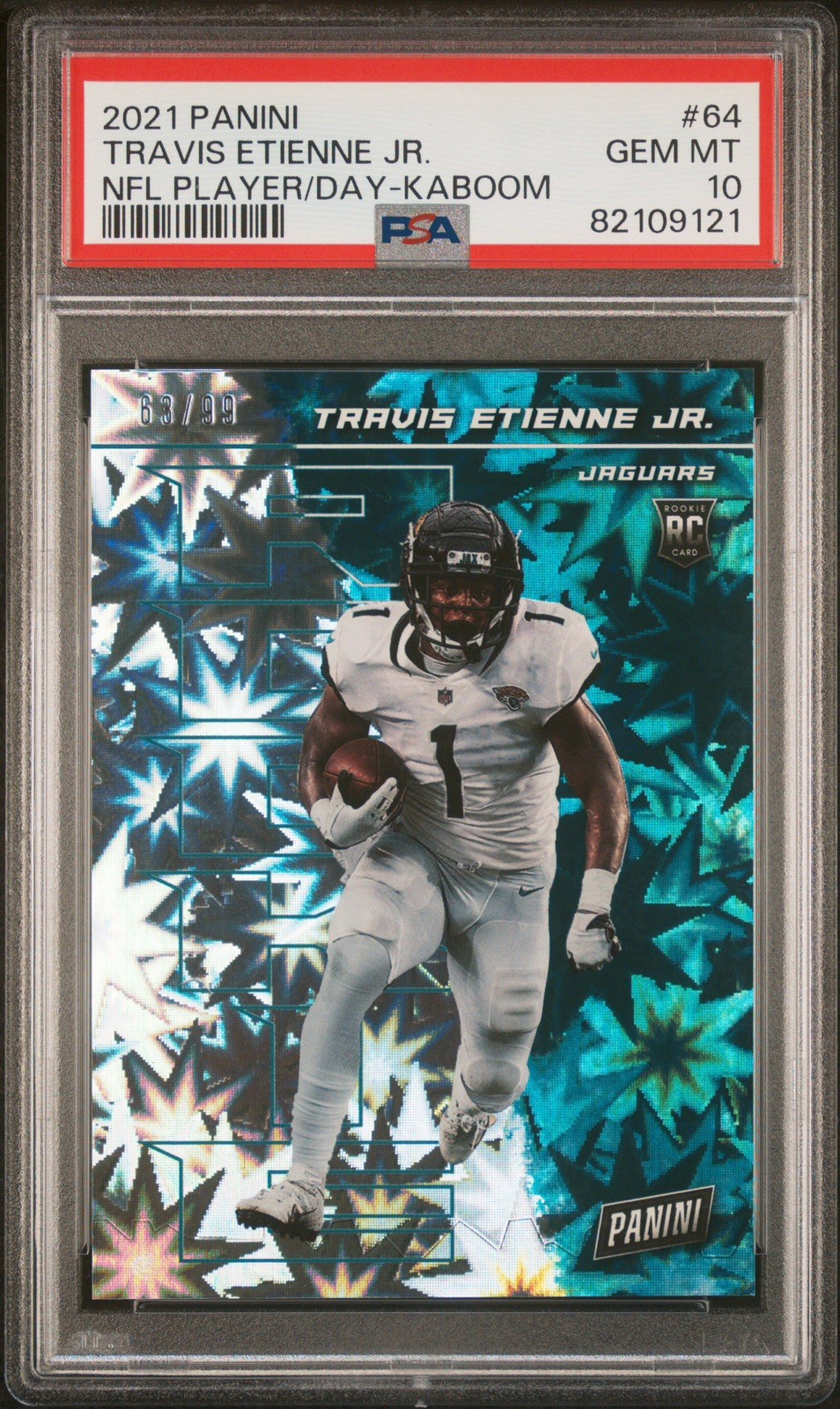 Travis Etienne Panini NFL Player of the Day #64 Kaboom