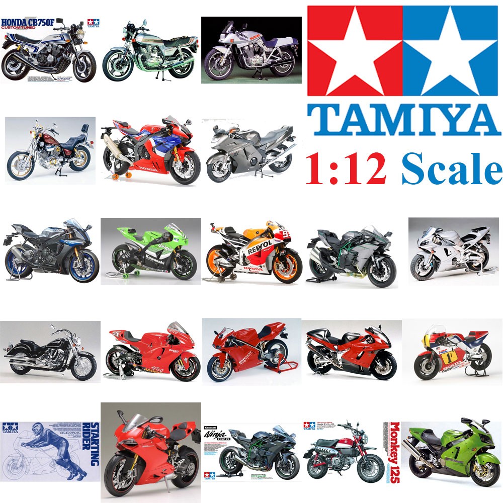 Tamiya 1:12 Plastic Model Bike Kit Multiple Choice | eBay