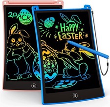 10 Inch LCD Writing Tablet for Kids, Colorful Doodle Board Erasable