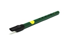 Feadog Brass Key Of D Tin Penny Irish Whistle Musical Instrument Green