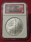 2004 S$1 American Silver Eagle Dollar ASE NGC MS 69           #MF-5046