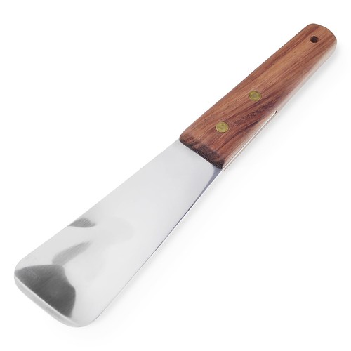 Ice Cream Scoop, Stainless Steel Spade with Wooden Handle