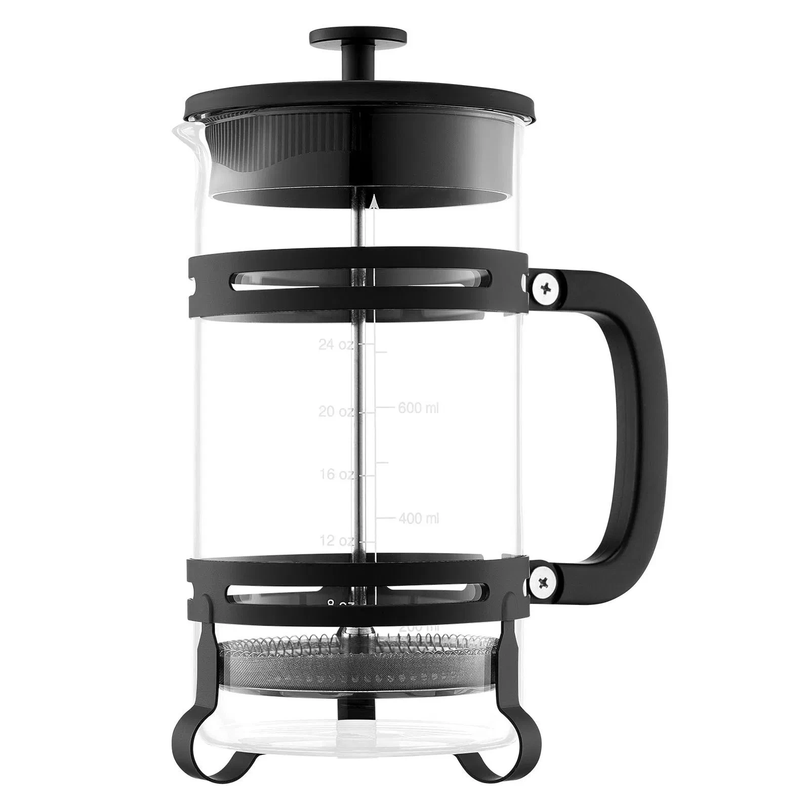 French Press Coffee Maker, 34 Ounce 1 Liter Borosilicate Glass Coffee Press Tea