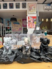 kaws set X3 grey brown black companion together 2018 medicom toy