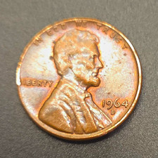 1964-d Lincoln Memorial Small Cent Business Strike Copper Bn Km201 1964-d Lincoln Memorial Small Cent Business Strike Copper Bn Km201