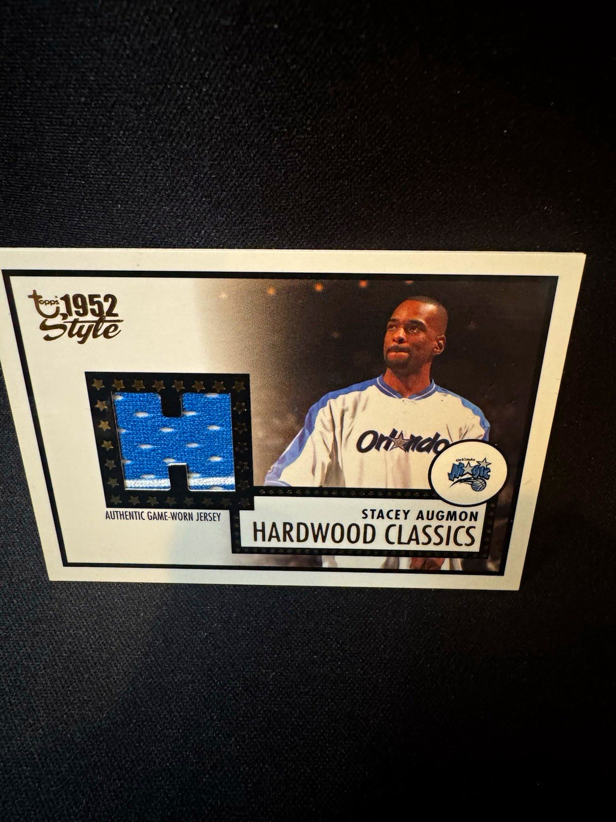 Topps 2005-06 1952 Style Hardwood Classics Jerseys Stacey Augmon Magic #HCR-SA