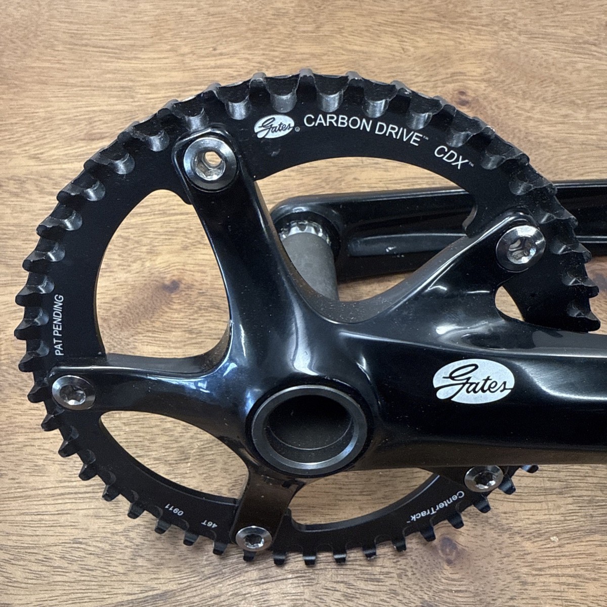 Gates S300 Alloy Crankset GXP 130BCD 175mm w/ 46t Carbon Drive CDX