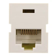 PASS & SEYMOUR PS38-LA CAT3 MODULAR JACK, 8POS/8WIRE, LIGHT ALMOND