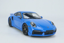 Minichamps 2021 Porsche 911 992 Turbo S Sport Design Shark Blue 1:18 113069172