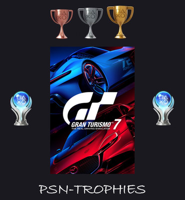 Gran Turismo 7 (EU/US Version) PS4/PS5 Trophäen 100% Platinum Trophy Service