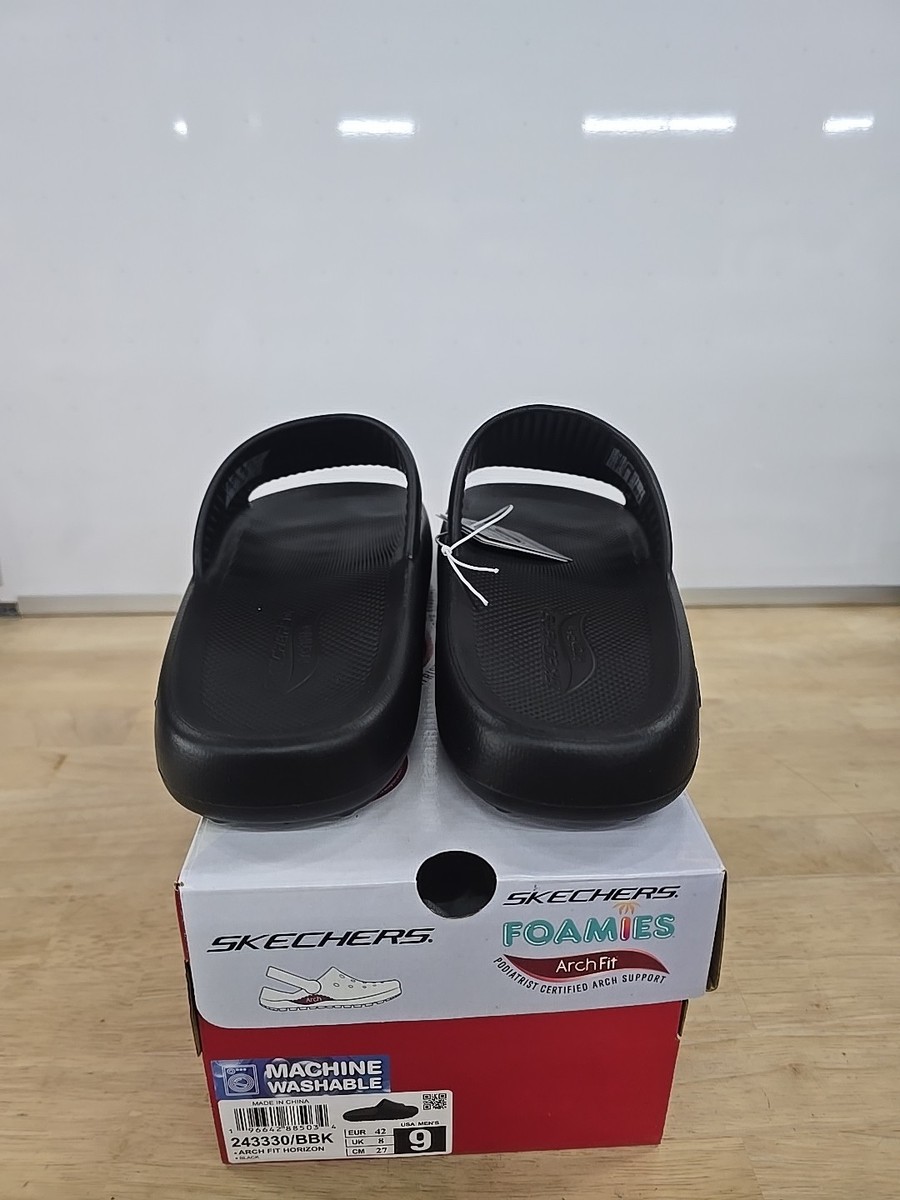 Skechers Arch Fit Horizon Foamies Black Mens Sandal Slide  display picture 2