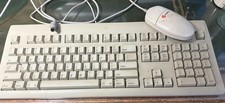 Apple Design extended keyboard with cord. Vintage