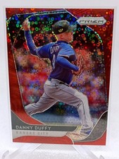 2020 Panini Prizm - Tier II Danny Duffy #121 Red Donut Circle Prizm /99