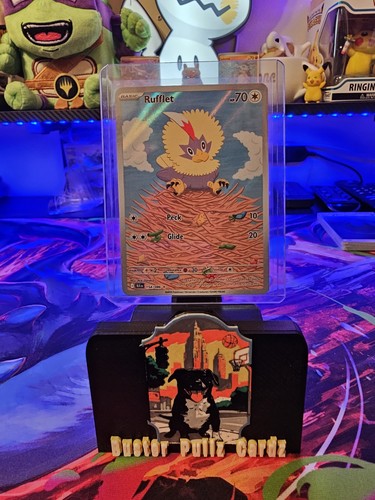 Pokemon TCG Rufflet 154/086 SV: Black Bolt Illustration Rare NM