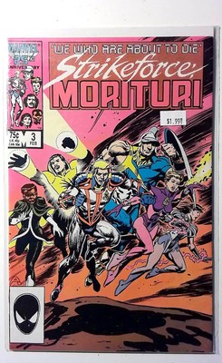 Strikeforce: Morituri #3 (1987) Marvel Comics 1st Print Comic Book