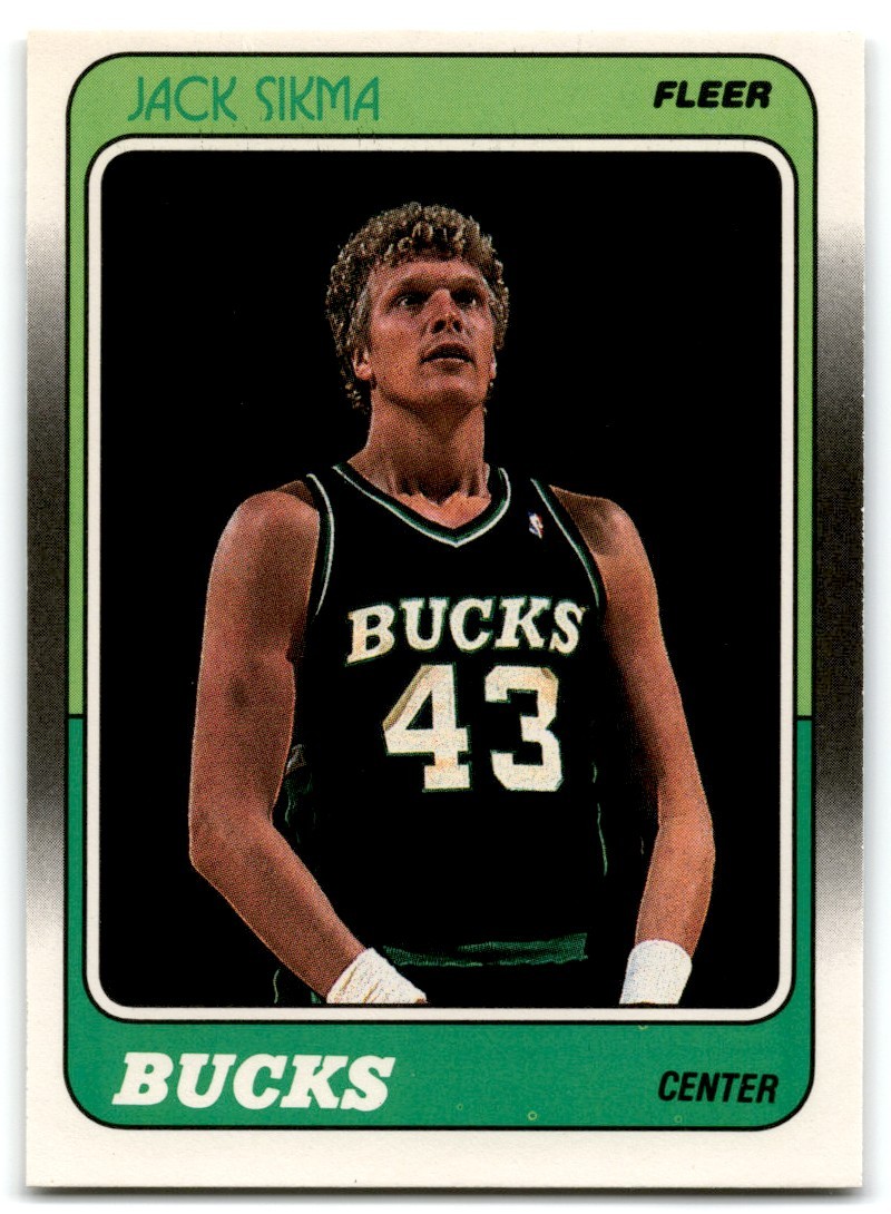 1988-89 Fleer Jack Sikma Milwaukee Bucks #76
