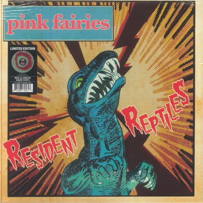 PINK FAIRIES - Resident Reptiles (reissue) - Vinyl (red & green haze vinyl LP)