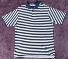 Vintage Polo Golf Ralph Lauren Striped Polo Shirts Cotton Men's Size: XXL