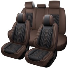 For Ford F150 F250 F350 F450 Car Seat Covers Leather 5-seats Front Rear Full Set
