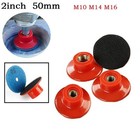 Backing Pad Grinding Disc Polishing Pad Holder Red 1 Pc 2 Inch For Sander