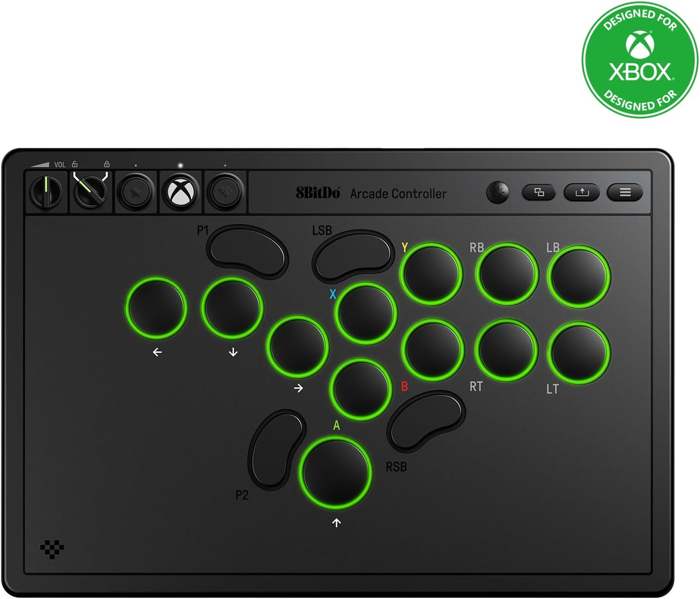Fightstick All-Button Xbox 2.4G Wireless - Controller Gaming Pro PC - 1