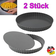 2x stampo per quiche stampo per torta di frutta stampo per torta con fondo di sollevamento Ø 20 cm stampo da forno stampo per torta