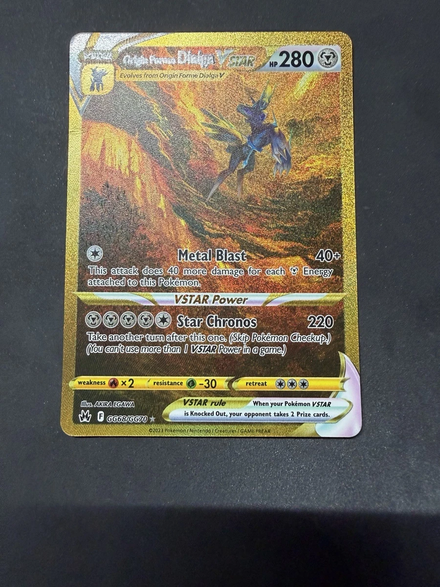 25+ Origin Forme Dialga VSTAR GG68/GG70 Crown Zenith: Galarian