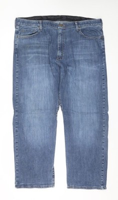 Wrangler Herren Jeans blau Relaxed Fit Straight Denim 40 W 29 L