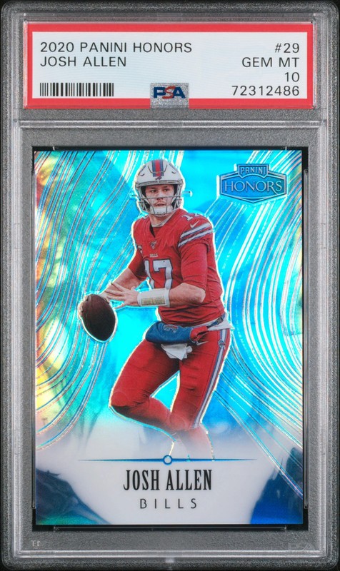 2020 Panini Honors Josh Allen /17 PSA 10 #29