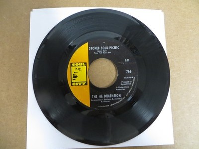 The 5th Dimension   Stoned Soul Picnic  - 1968 - Soul City 766 7'' Single VG+