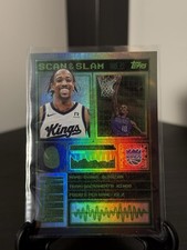 2025 Topps Demar Derozan Scan and Slam Blackout Foil Basketball Card #SS-22 King