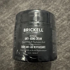 Brickell Men's Products Revitalizing Anti-Aging Cream 2 oz New/Sealed
