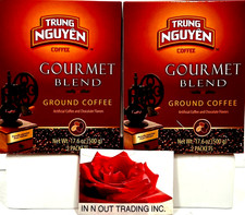 Trung Nguyen Gourmet Blend Ground Coffee 17.6 oz ( Pack of 2 )~06/15/2026 12.70 per pound