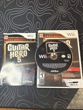 Guitar Hero 5 (Nintendo Wii, 2009) Complete With Manual Tested Works
