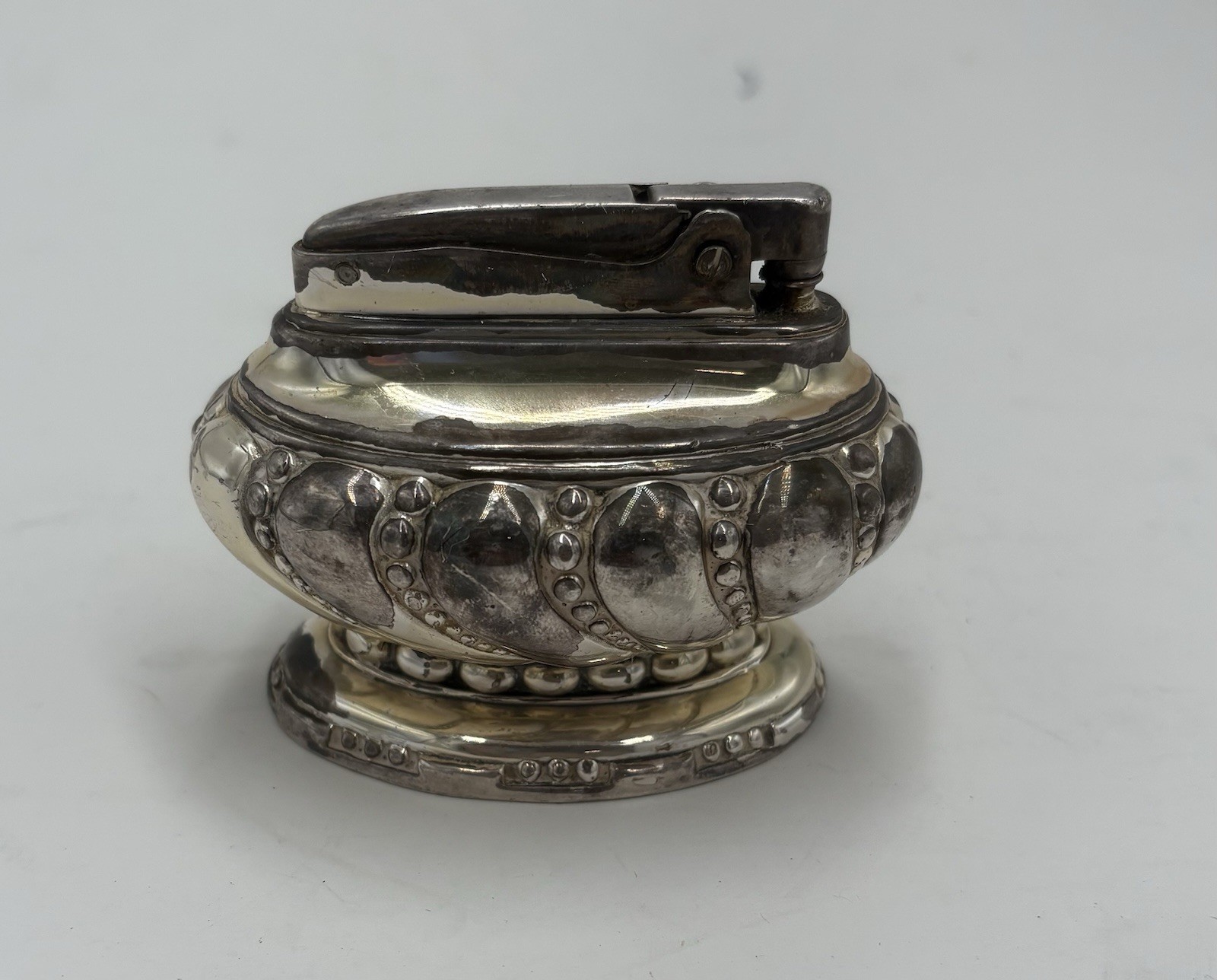 Vintage Ronson CROWN Silver Table Lighter