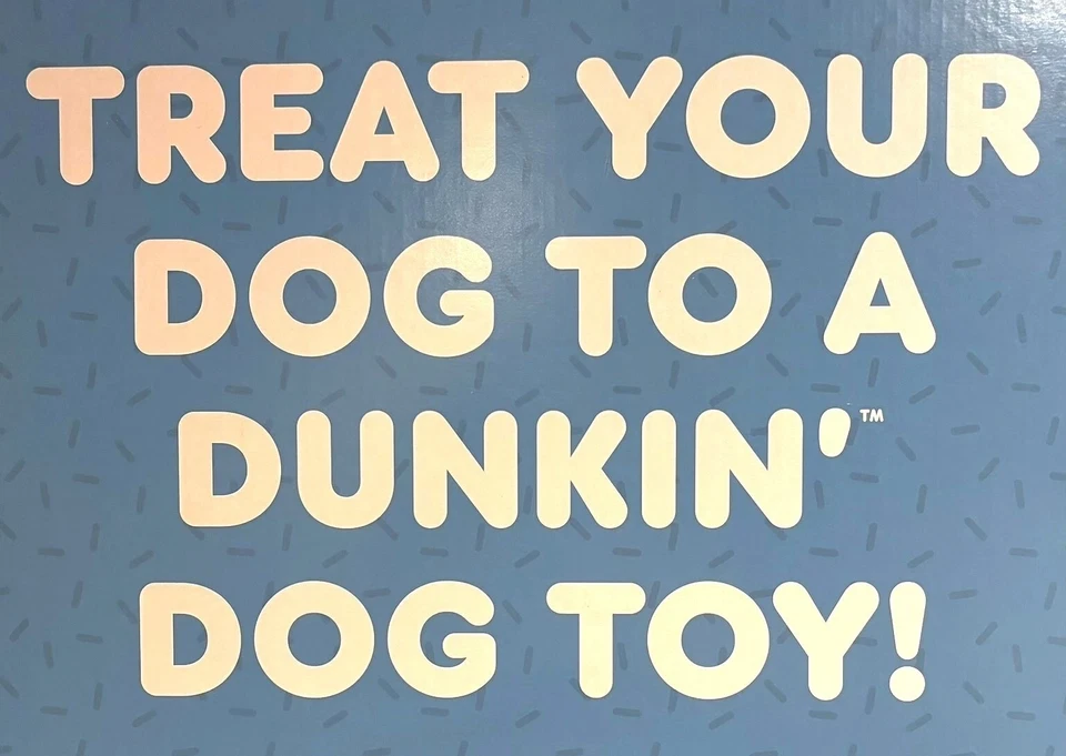 NUEVO - BarkBox x Dunkin' Donuts Signature Latte Edición Limitada 2024 Juguete para Perros Nuevo con Etiquetas Foto 4 de 4