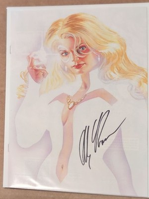 Spider-Girl #4 C Vol 3 Marvel Comics Alex Ross Signed in Black COA Dagger 9/25